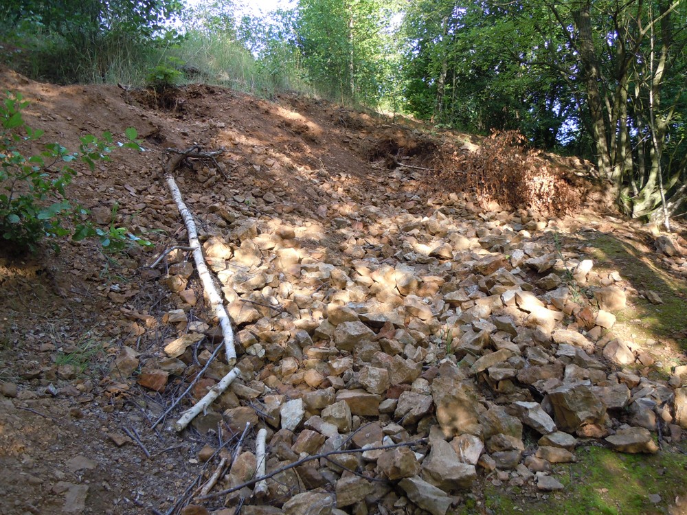 SLAVNÉ NALEZIŠTĚ CHALCEDONU VE SVAHU NAD PŘIVADĚČEM VODY